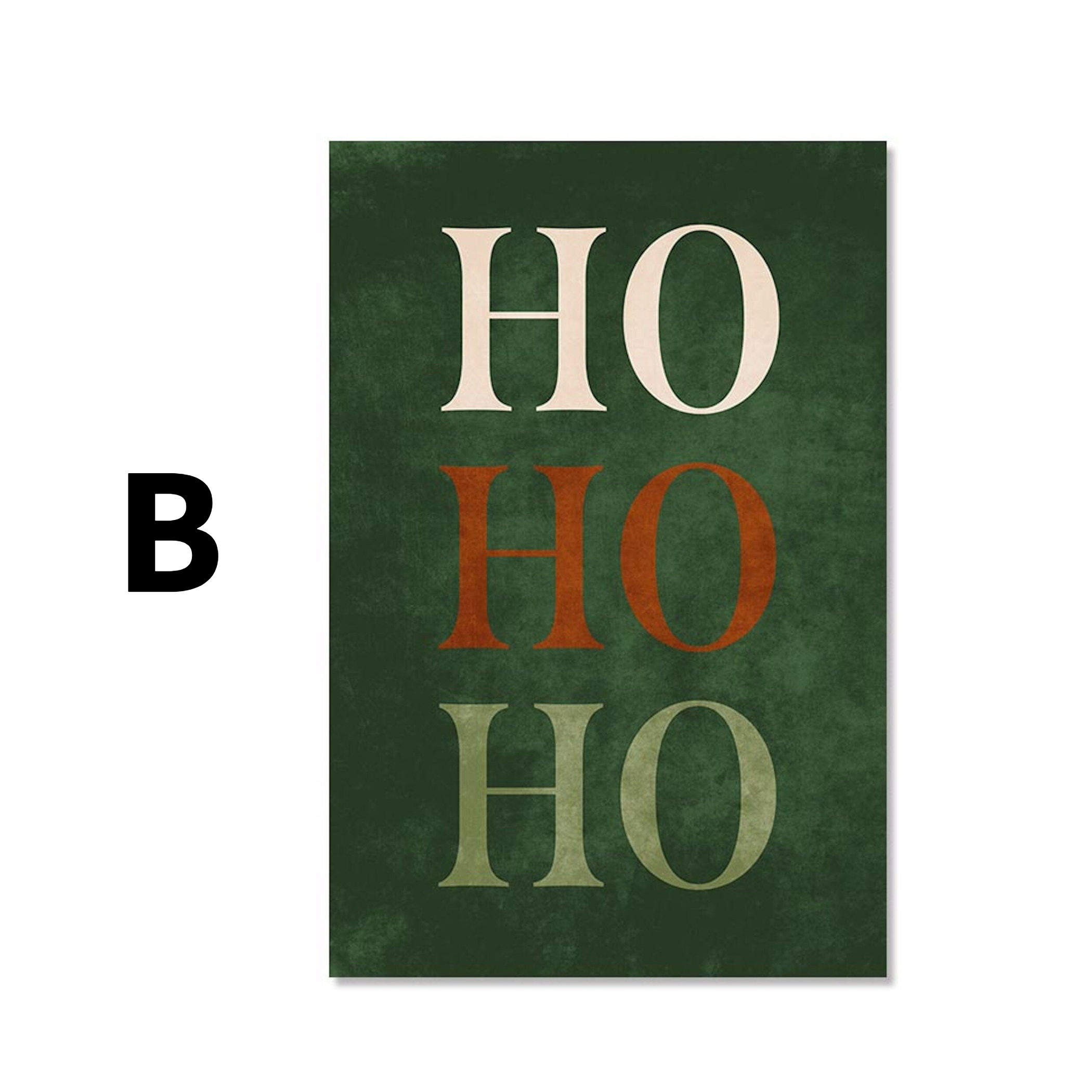 Poster Sapin de Noël avec Cadeaux · Décoration Fêtes · Print sans Cadre