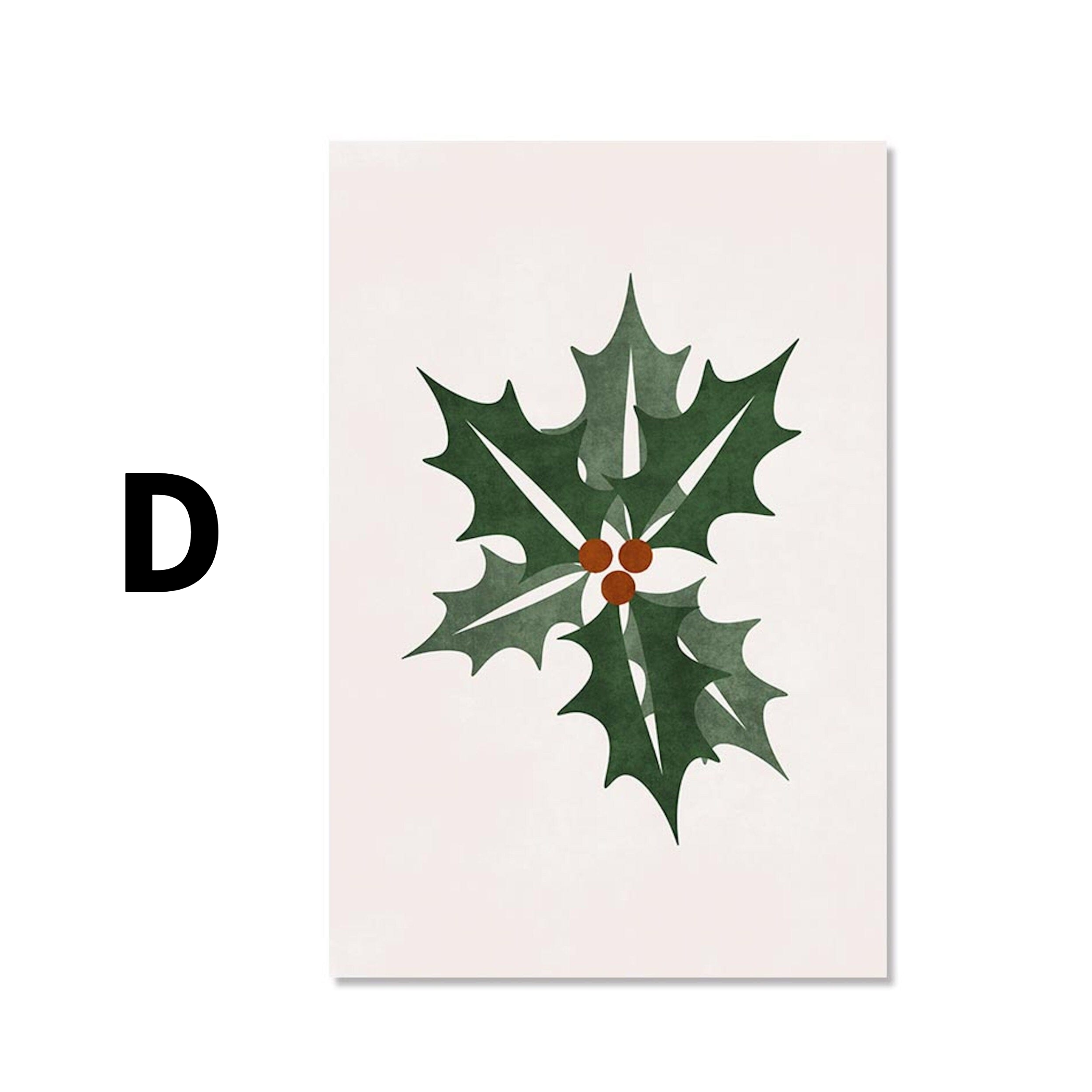 Poster Sapin de Noël avec Cadeaux · Décoration Fêtes · Print sans Cadre