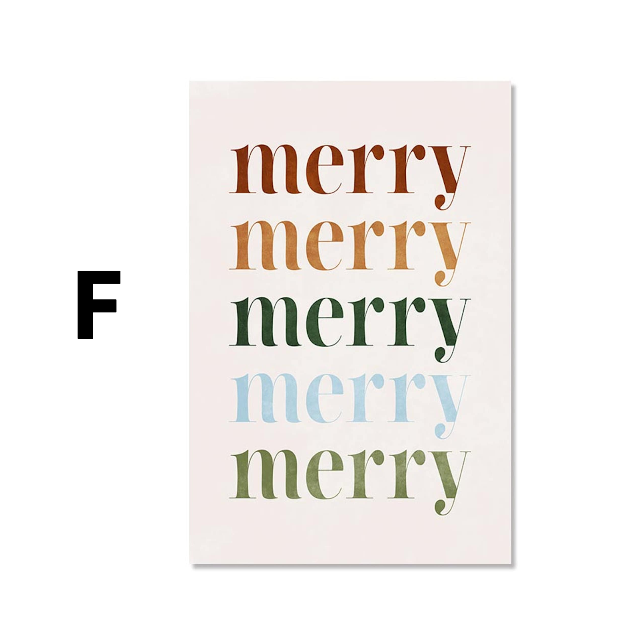 Poster Sapin de Noël avec Cadeaux · Décoration Fêtes · Print sans Cadre