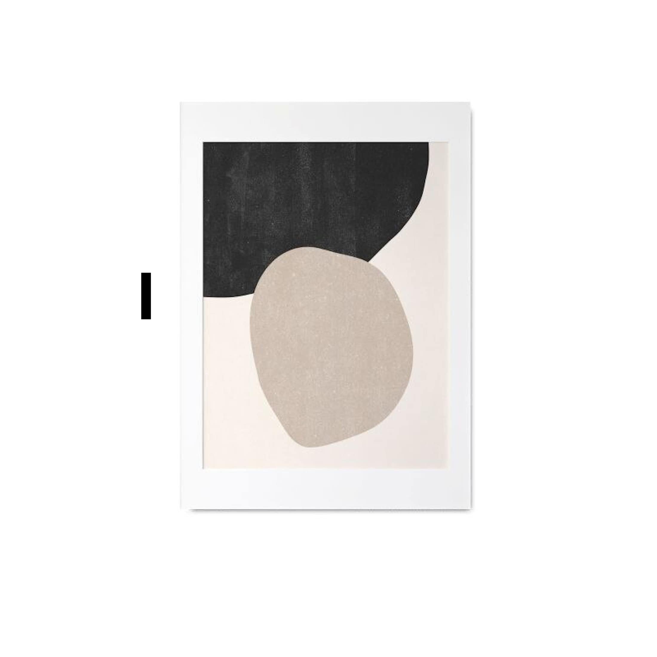 Poster Visages – Lignes & Formes Abstraites · Décoration Murale · Print sans Cadre